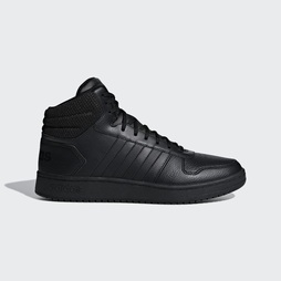 Adidas Hoops 2.0 Mid Női Akciós Cipők - Fekete [D21655]
